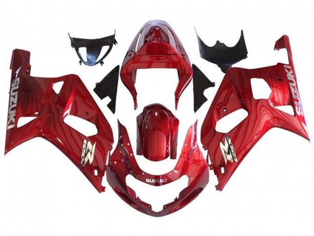 2001-2003 Suzuki GSXR 600 / GSXR 750 Motorcycle Fairings - Red Chrome Australia