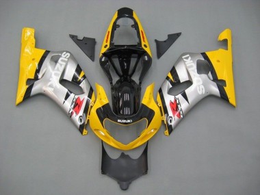 2001-2003 Suzuki GSXR 600 / GSXR 750 Motorcycle Fairings - Yellow Silver Glossy Black Red Australia
