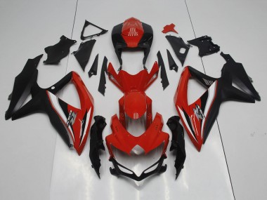 2008-2010 Suzuki GSXR 600 / GSXR 750 Motorcycle Fairings - Red Black White Silver Australia