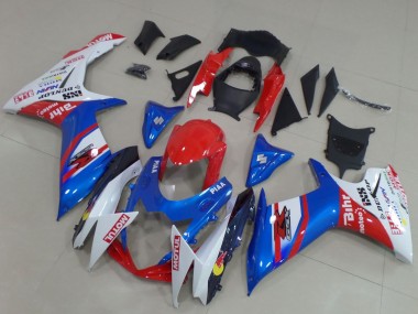 2011-2024 Suzuki GSXR 600 / GSXR 750 Motorcycle Fairings - Blue Red White Australia