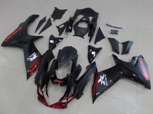 2011-2024 Suzuki GSXR 600 / GSXR 750 Motorcycle Fairings - Matte Black Glossy Black Red White Australia