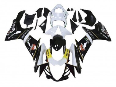 2011-2024 Suzuki GSXR 600 / GSXR 750 Motorcycle Fairings - White Yellow Black Alstare Dark Dog Australia