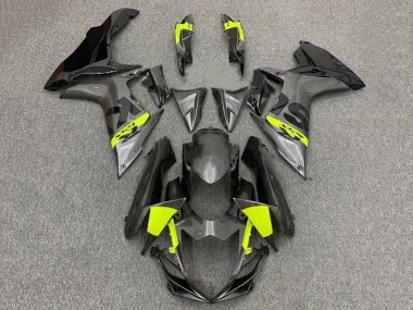 2011-2024 Suzuki GSXR 600 / GSXR 750 Motorcycle Fairings - Grey Black Neon Yellow Australia