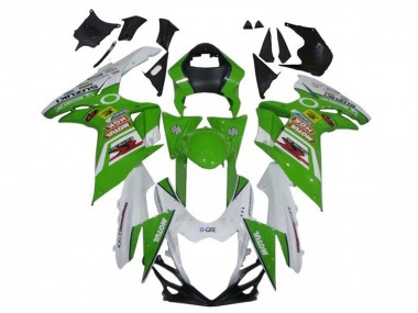2011-2024 Suzuki GSXR 600 / GSXR 750 Motorcycle Fairings - White Green Red Motul Australia