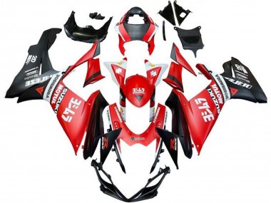 2011-2024 Suzuki GSXR 600 / GSXR 750 Motorcycle Fairings - Red White Black Motul Australia