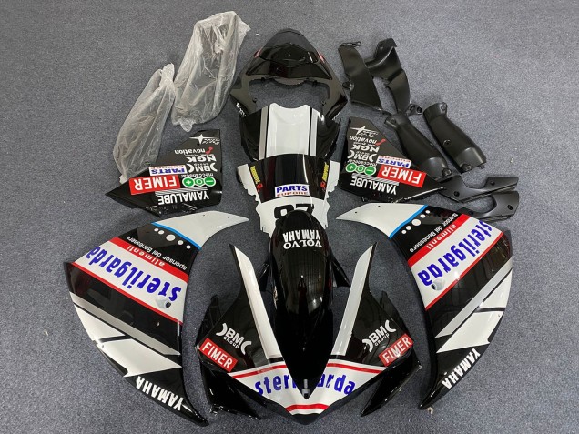 2009-2011 Yamaha YZF 1000 R1 Motorcycle Fairings - White Black Red Sterilgarda Racing Australia