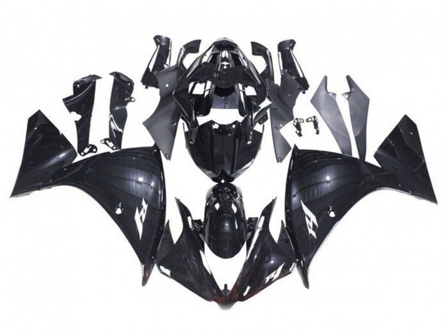 2009-2011 Yamaha YZF 1000 R1 Motorcycle Fairings - Glossy Black Australia