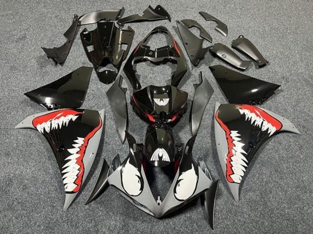 2009-2011 Yamaha YZF 1000 R1 Motorcycle Fairings - Grey Black Red White Shark Australia