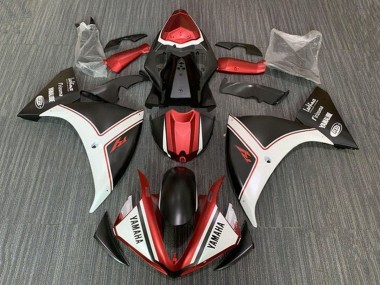 2009-2011 Yamaha YZF 1000 R1 Motorcycle Fairings - White Red Matte Black Australia