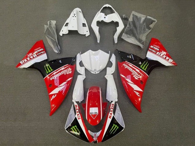 2009-2011 Yamaha YZF 1000 R1 Motorcycle Fairings - White Red Black Green Monster Milwaukee Australia