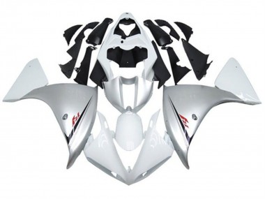 2009-2011 Yamaha YZF 1000 R1 Motorcycle Fairings - White Silver Black Australia