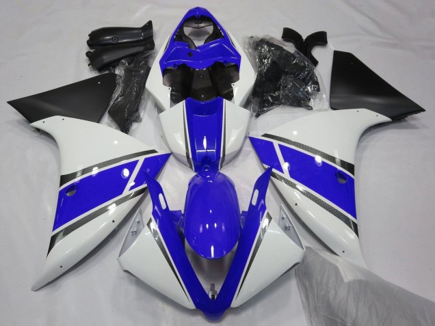 2009-2011 Yamaha YZF 1000 R1 Motorcycle Fairings - White Blue Silver Matte Black Australia