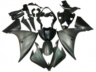 2012-2014 Yamaha YZF 1000 R1 Motorcycle Fairings - Matte Grey Matte Black Australia
