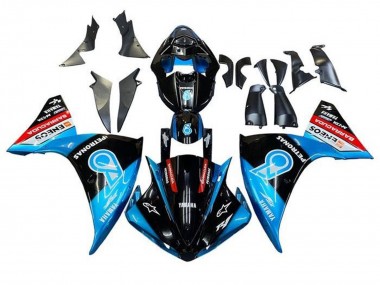 2012-2014 Yamaha YZF 1000 R1 Motorcycle Fairings - Glossy Black Blue White Red Petronas ENEOS Barracuda Australia