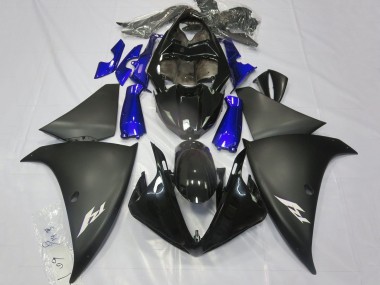 2012-2014 Yamaha YZF 1000 R1 Motorcycle Fairings - Glossy Black Matte Black Blue Australia