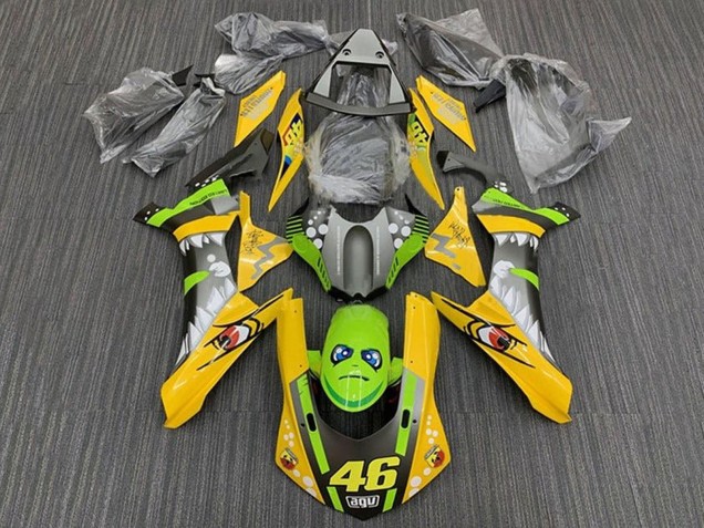2015-2019 Yamaha YZF 1000 R1 Motorcycle Fairings - Yellow Green Shark 46 Australia