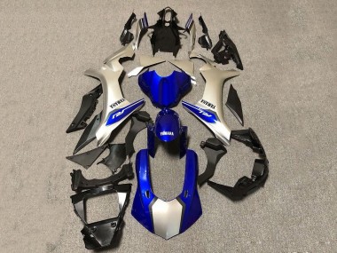 2015-2019 Yamaha YZF 1000 R1 Motorcycle Fairings - Silver Blue Australia