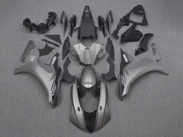 2015-2019 Yamaha YZF 1000 R1 Motorcycle Fairing - Matte Black Glossy Black Australia