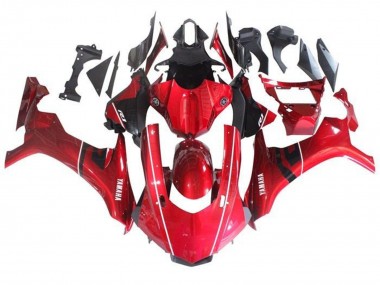 2015-2019 Yamaha YZF 1000 R1 Motorcycle Fairing - Red Black White Stripe Australia