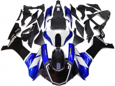2015-2019 Yamaha YZF 1000 R1 Motorcycle Fairing Kits - Blue White Glossy Black Australia