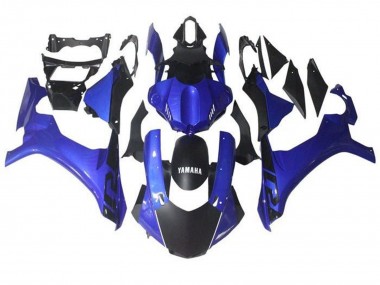 2015-2019 Yamaha YZF 1000 R1 Motorcycle Fairing - Blue Matte Black Australia