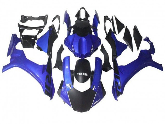 2015-2019 Yamaha YZF 1000 R1 Motorcycle Fairing - Blue Matte Black Australia