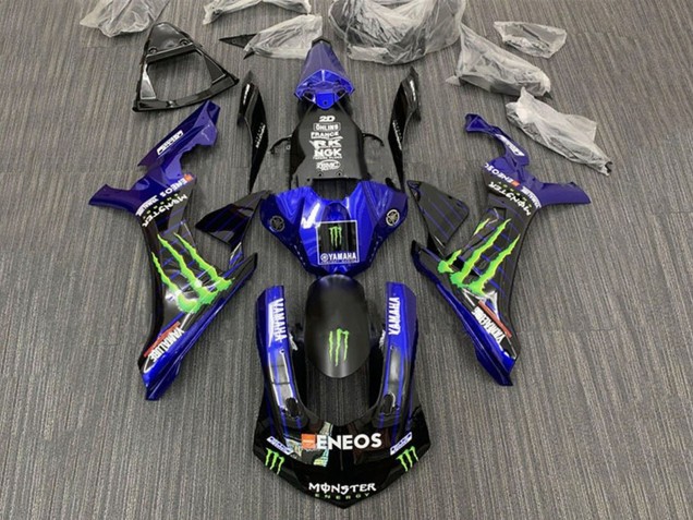 2015-2019 Yamaha YZF 1000 R1 Motorcycle Fairings - Blue Black Monster ENEOS Australia