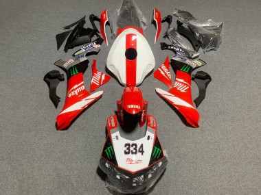 2015-2019 Yamaha YZF 1000 R1 Motorcycle Fairings - White Red Black Green Monster Milwaukee 334 Australia