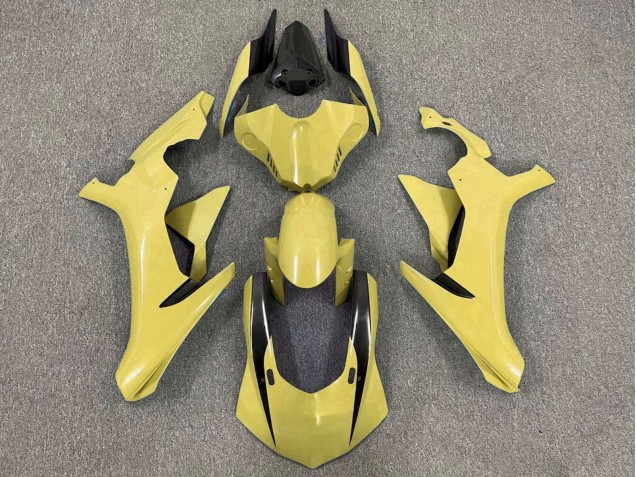 2015-2019 Yamaha YZF 1000 R1 Motorcycle Fairings - Yellow Glossy Black Australia