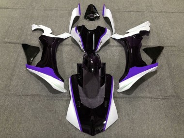 2015-2019 Yamaha YZF 1000 R1 Motorcycle Fairings - White Glossy Black Purple Australia