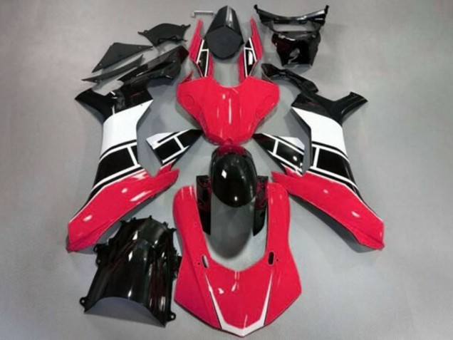 2015-2019 Yamaha YZF 1000 R1 Motorcycle Fairing - Red White Glossy Black Australia