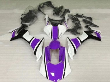 2015-2019 Yamaha YZF 1000 R1 Motorcycle Fairings - White Purple Black Australia