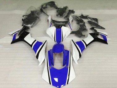 2015-2019 Yamaha YZF 1000 R1 Motorcycle Fairing - White Blue Black Australia