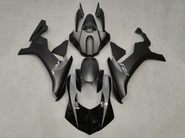 2015-2019 Yamaha YZF 1000 R1 Motorcycle Fairings - Matte Black Glossy Black Australia