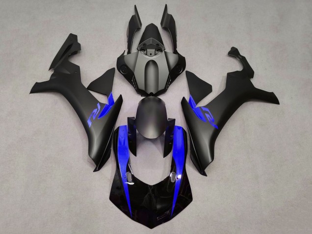 2015-2019 Yamaha YZF 1000 R1 Motorcycle Fairings - Matte Black Glossy Black Blue Australia