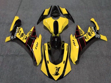 2015-2019 Yamaha YZF 1000 R1 Motorcycle Fairings - Yellow Red Black Australia