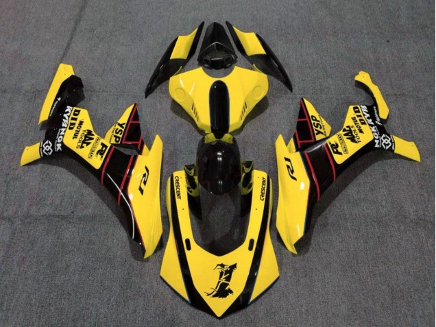 2015-2019 Yamaha YZF 1000 R1 Motorcycle Fairings - Yellow Red Black Australia