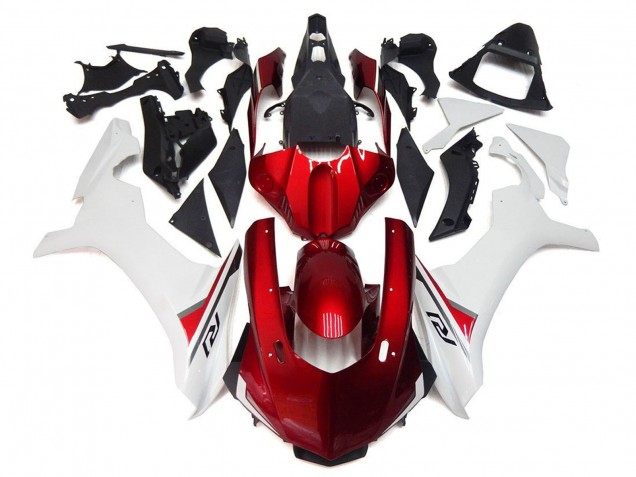 2015-2019 Yamaha YZF 1000 R1 Motorcycle Fairings - White Red Black Australia