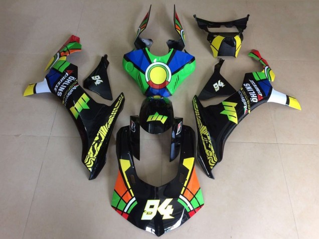 2015-2019 Yamaha YZF 1000 R1 Motorcycle Fairings - Green Blue Yellow Black Red Color Wheel 94 Australia