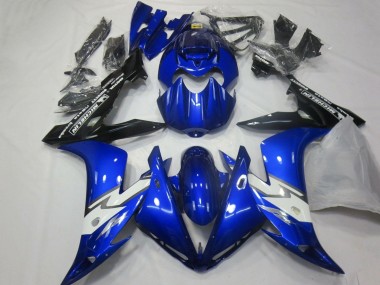 2004-2006 Yamaha YZF 1000 R1 Motorcycle Fairings - Blue White Glossy Black Australia