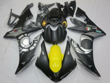 2004-2006 Yamaha YZF 1000 R1 Motorcycle Fairings - Matte Black Silver Yellow Australia