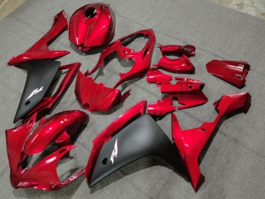 2004-2006 Yamaha YZF 1000 R1 Motorcycle Fairings - Red Matte Black Australia