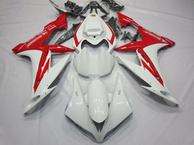 2004-2006 Yamaha YZF 1000 R1 Motorcycle Fairings - White Red Australia