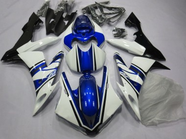 2004-2006 Yamaha YZF 1000 R1 Motorcycle Fairing - White Blue Black Australia