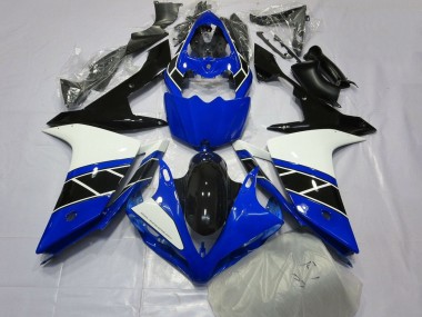 2007-2008 Yamaha YZF 1000 R1 Bike Fairings - Blue White Black Australia