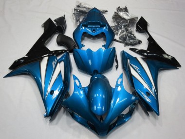 2007-2008 Yamaha YZF 1000 R1 Motorcycle Fairings - Blue White Black Australia