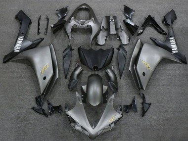 2007-2008 Yamaha YZF 1000 R1 Motorcycle Fairings - Dark Silver Matte Black Australia