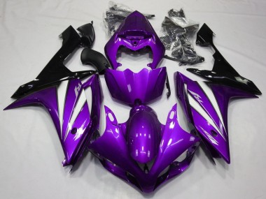 2007-2008 Yamaha YZF 1000 R1 Motorcycle Fairings - Purple White Black Australia