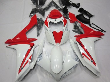 2007-2008 Yamaha YZF 1000 R1 Motorcycle Fairing - White Red Australia