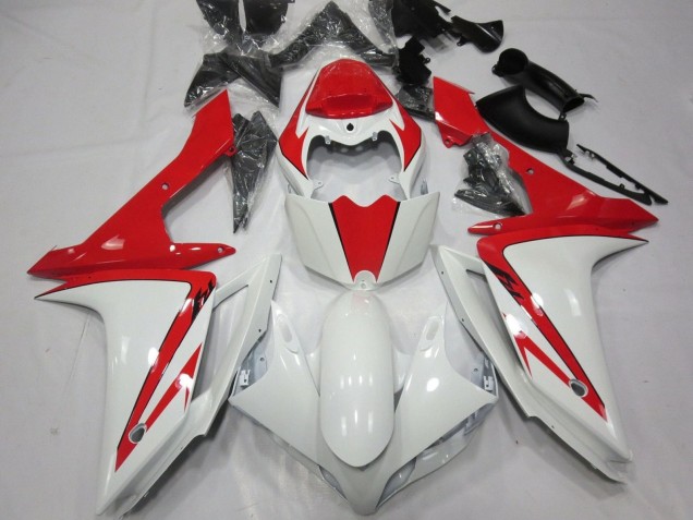 2007-2008 Yamaha YZF 1000 R1 Motorcycle Fairing - White Red Australia